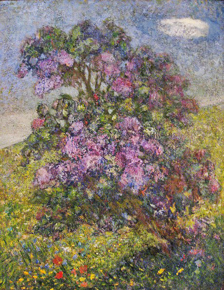 «Кущ бузку». 1968. Полотно на картоні, олія